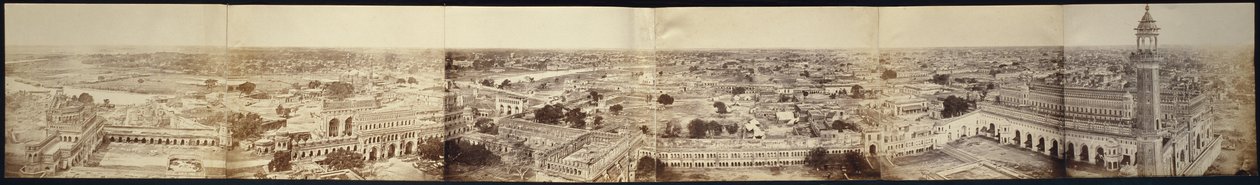Lucknow, Cawnpore, Benares & Agra. (omslag titel) door Felice Beato