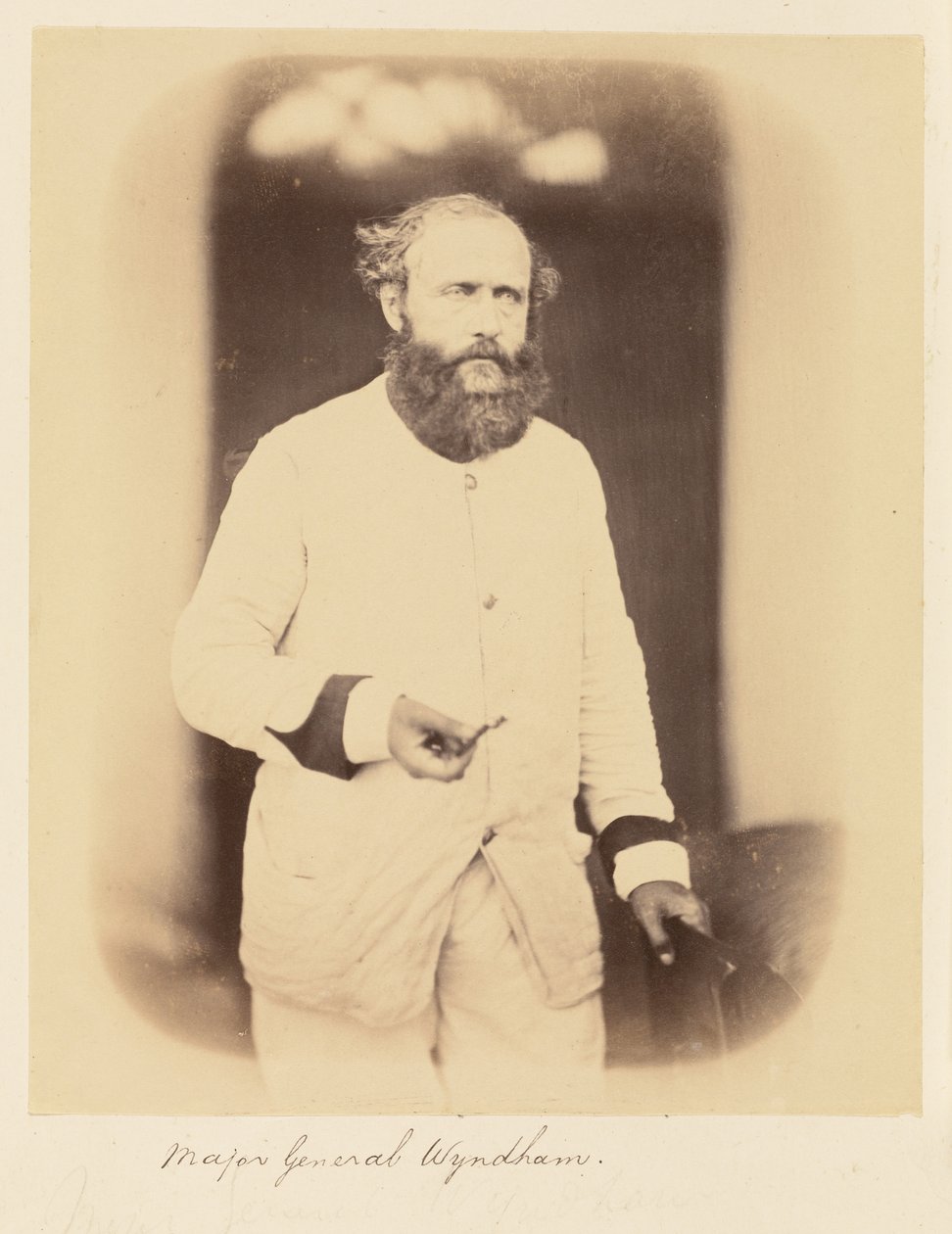 Generaal-majoor Wyndham [sic] door Felice Beato