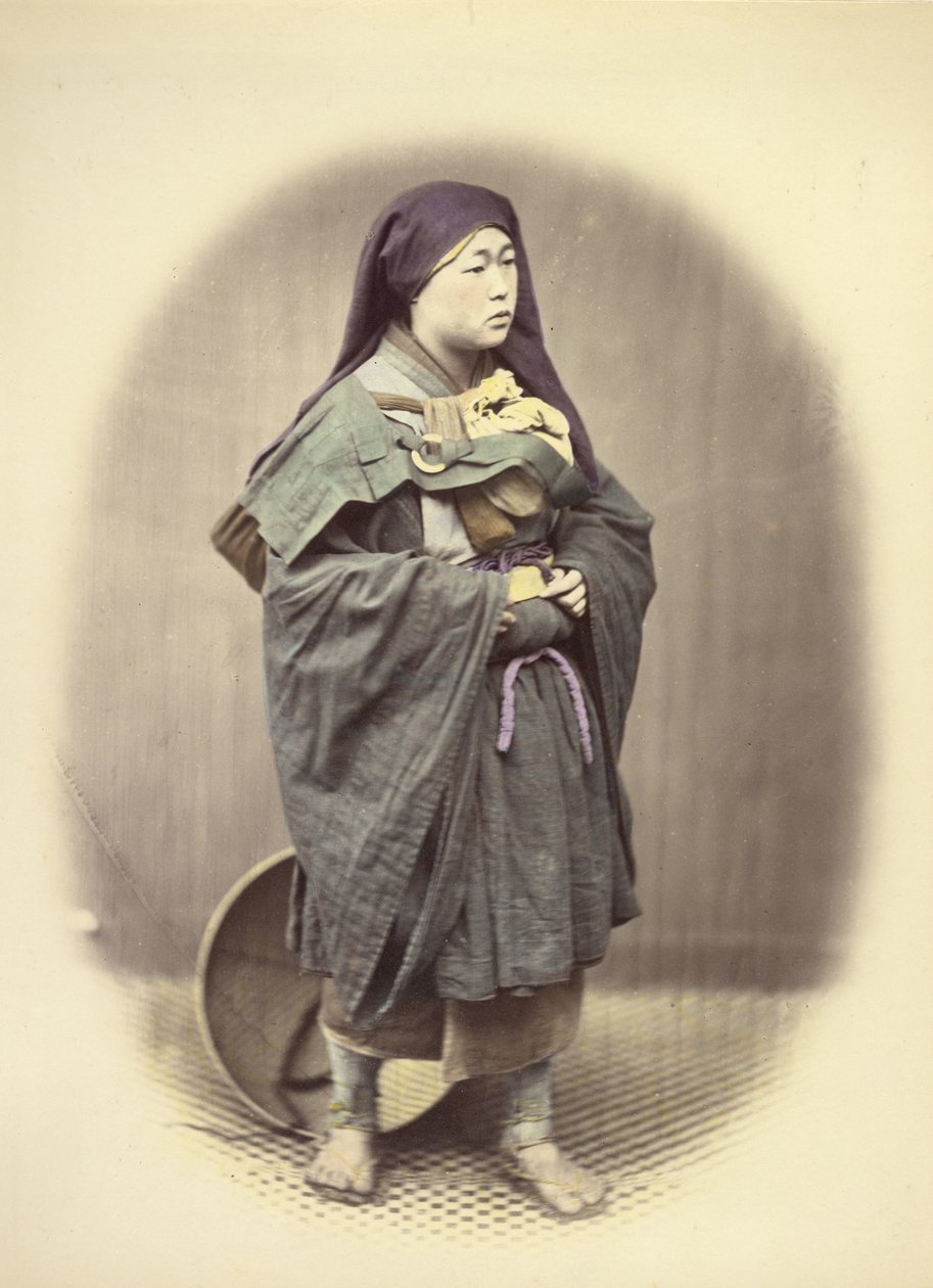 Bedelzuster door Felice Beato