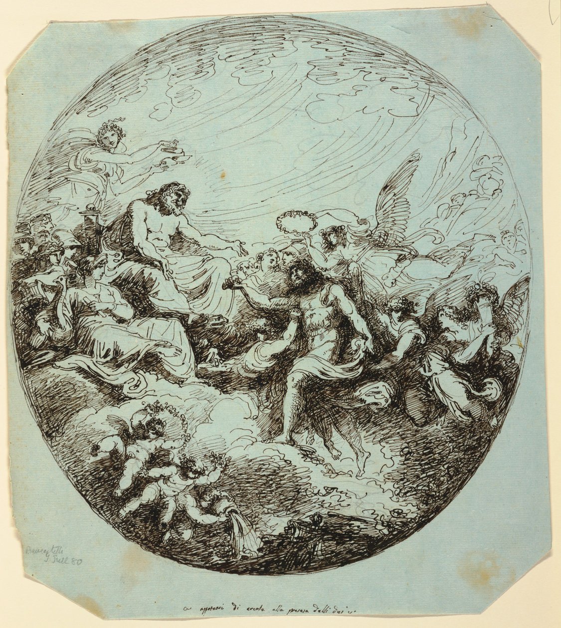 De Apotheose van Hercules, Palazzo Gessi, Faenza door Felice Giani