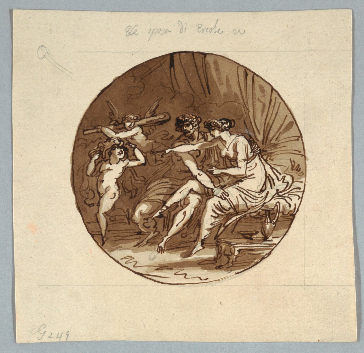 De bruiloft van Hebe en Hercules door Felice Giani