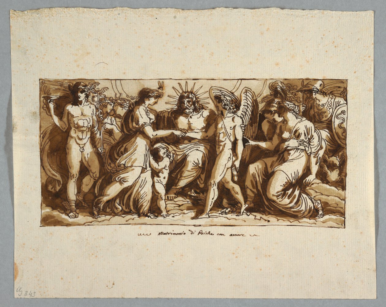 Het huwelijk van Psyche en Cupido door Felice Giani