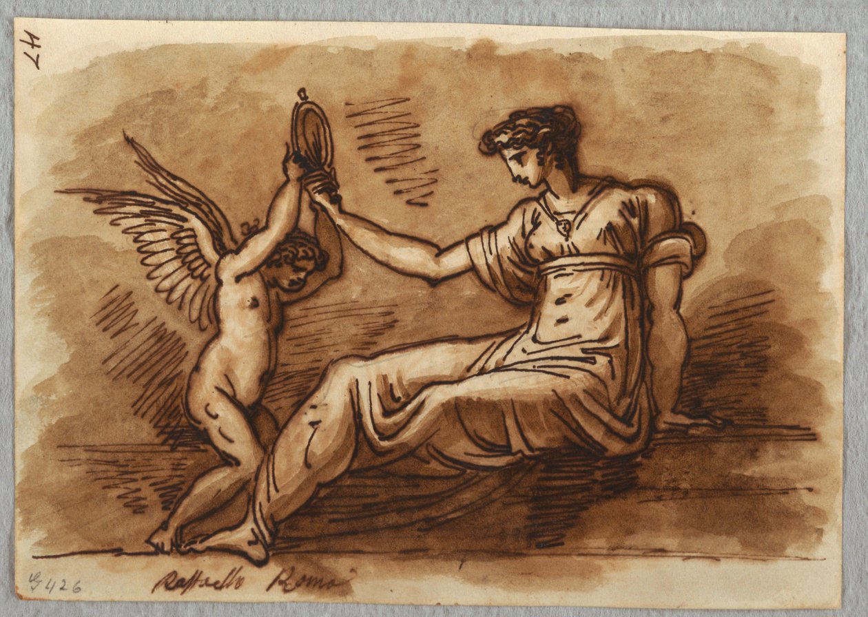 Venus en Cupido door Felice Giani