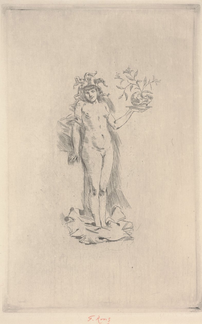 Dans Folie door Félicien Rops