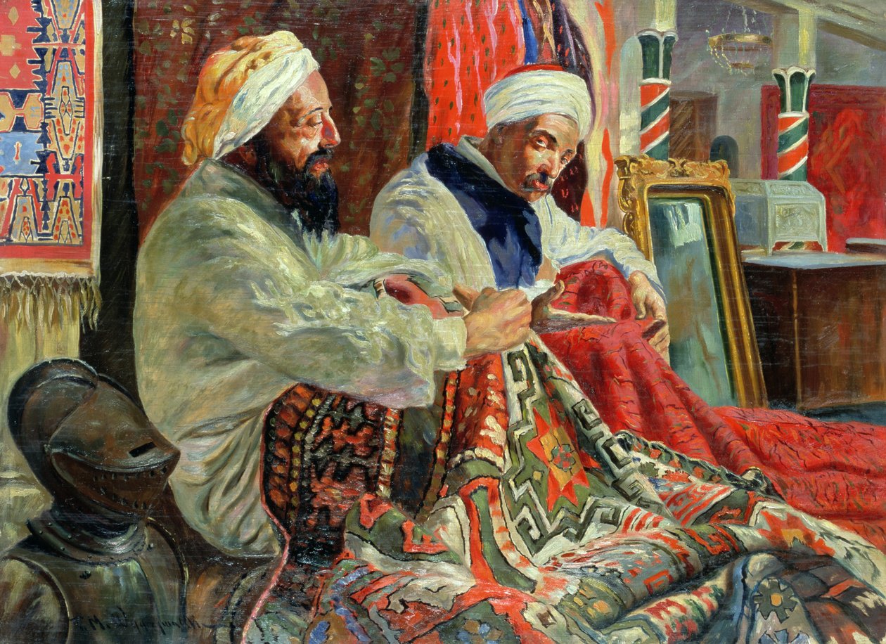 Op de Arabische Souk, c.1923 door Feliks Michal Wygrzywalski