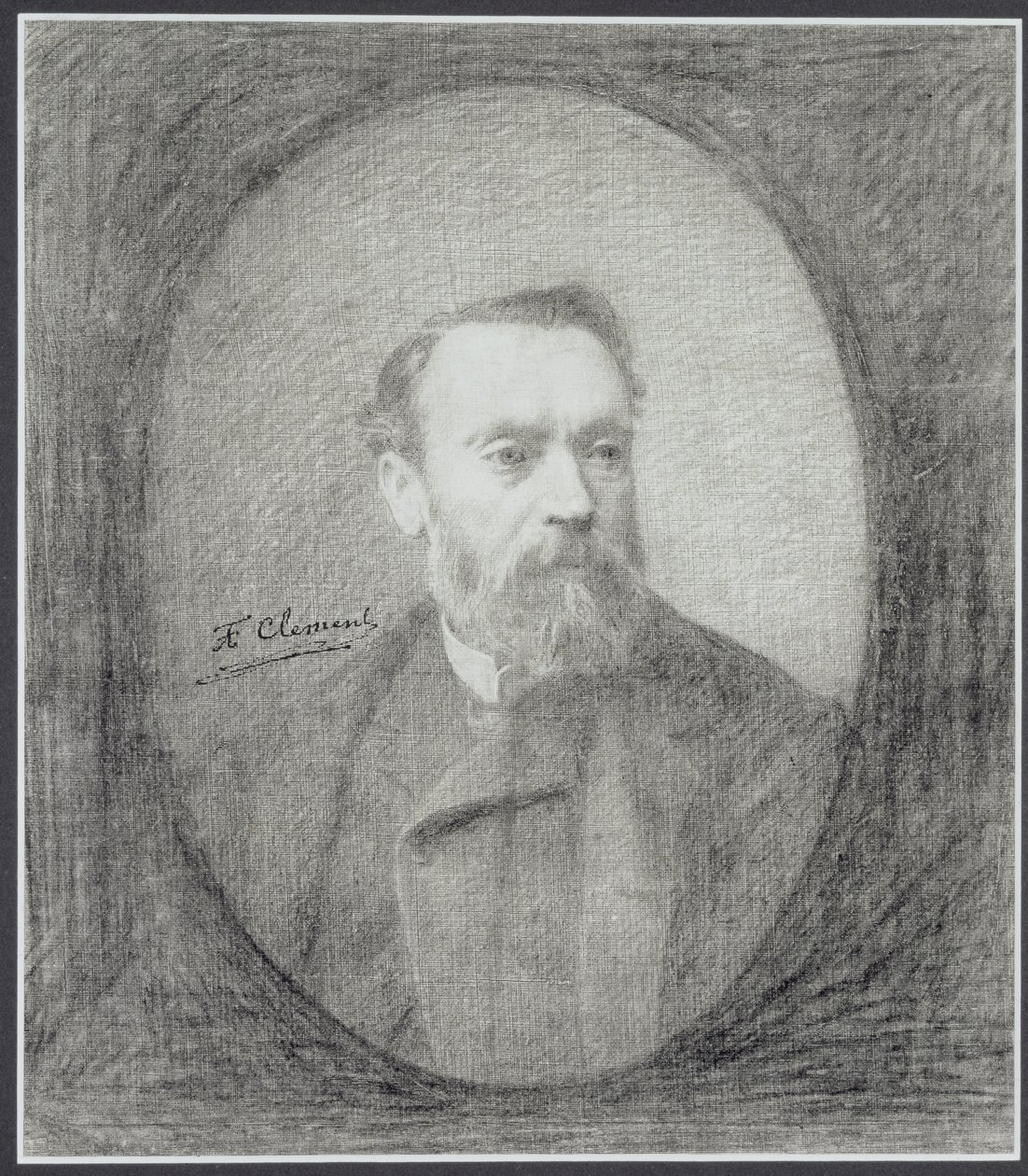Zelfportret door Felix Auguste Clement