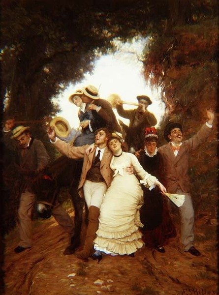 Fête Champêtre door Felix Augustin Milius