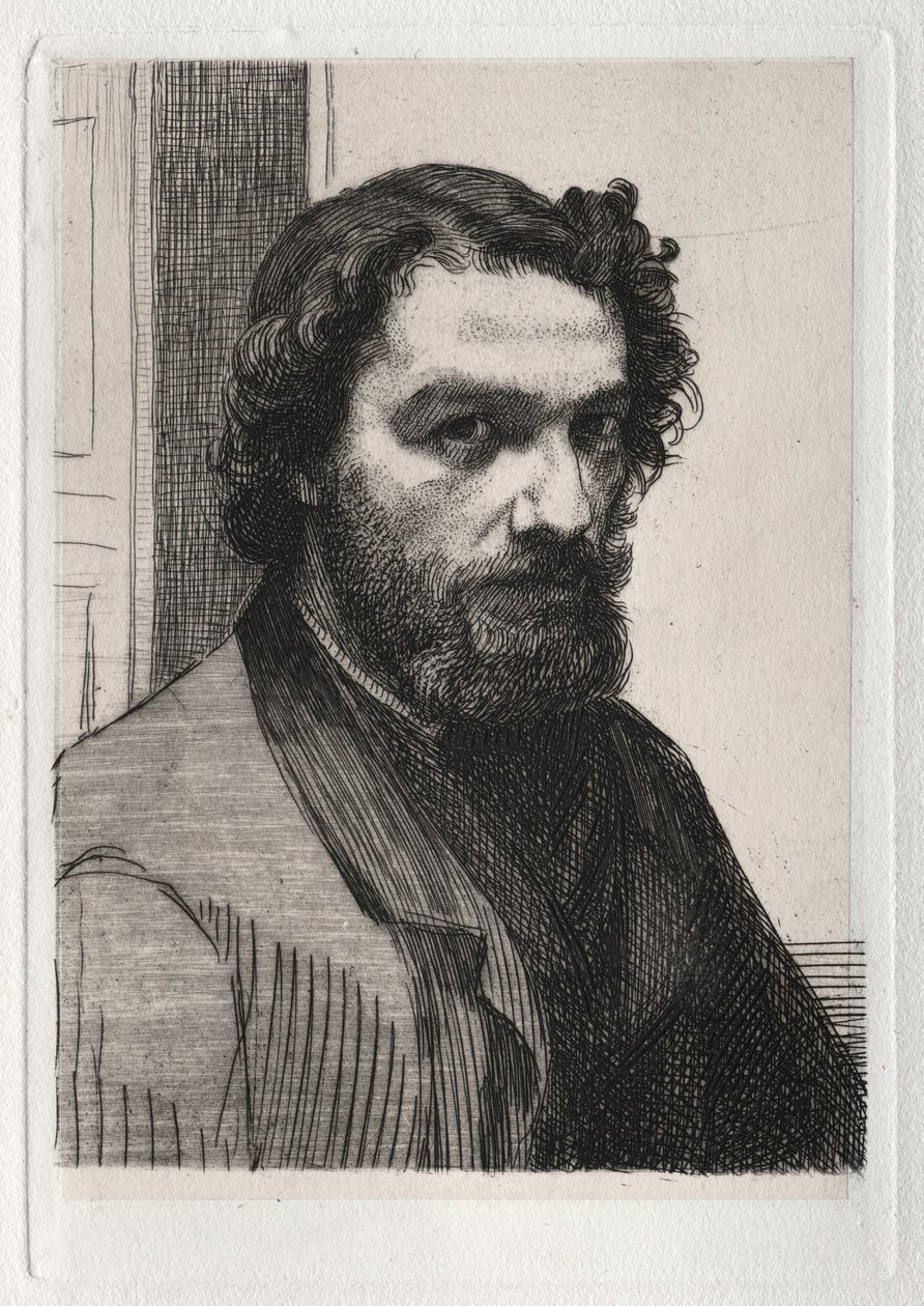 Alphonse Legros, 1861 gedrukt 1875 door Felix Bracquemond