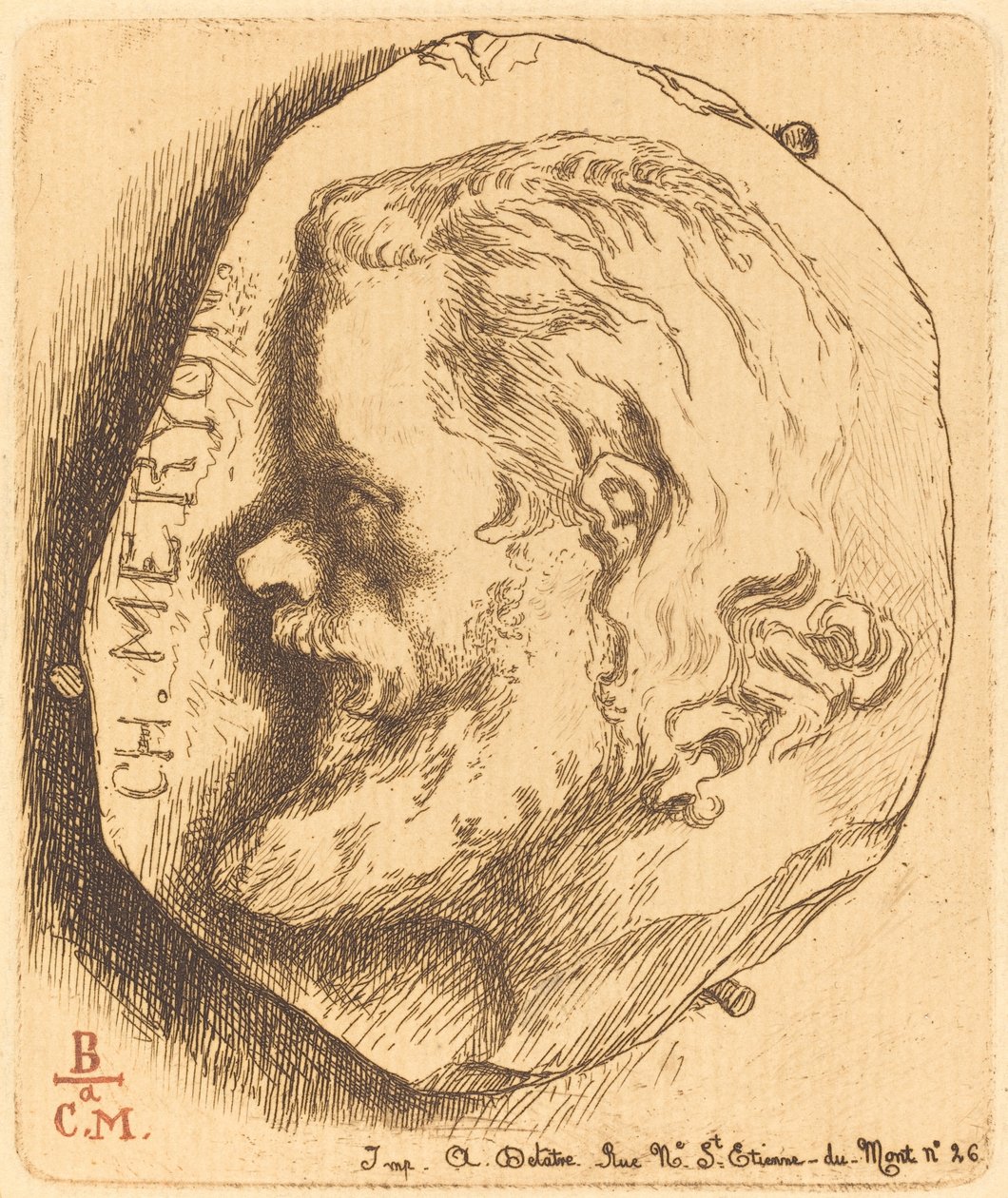 Charles Meryon door Felix Bracquemond