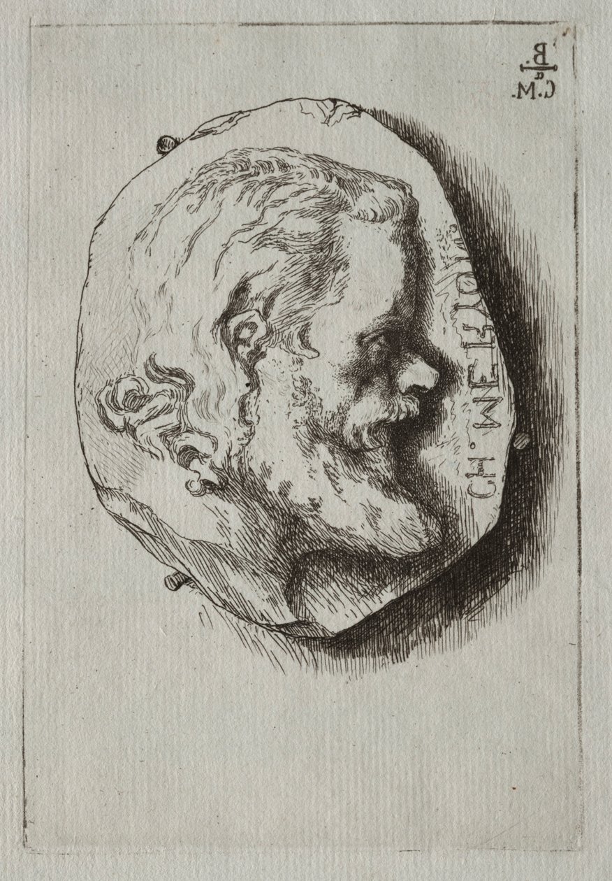Charles Meryon, 1854 door Felix Bracquemond