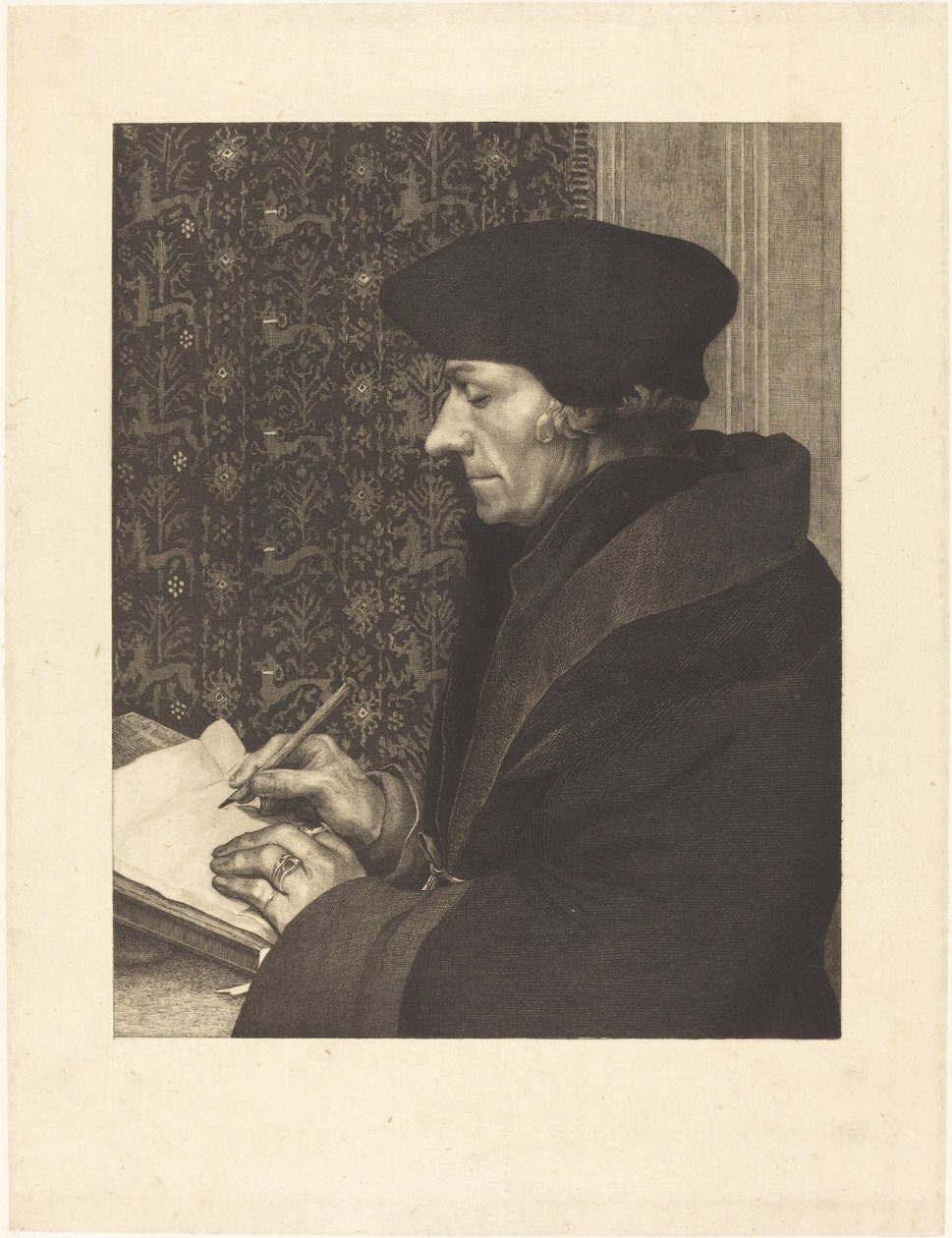 Erasmus door Felix Bracquemond