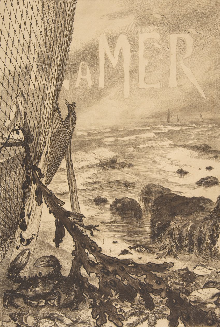 De Zee, 1850-1914 door Felix Bracquemond