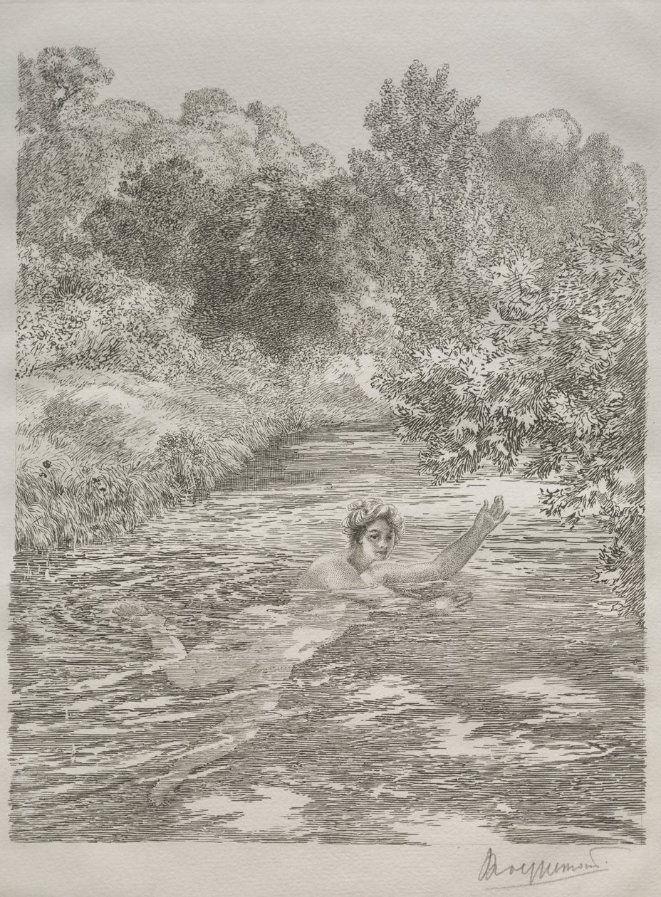 De Bader, ca. 1860-70 door Felix Bracquemond