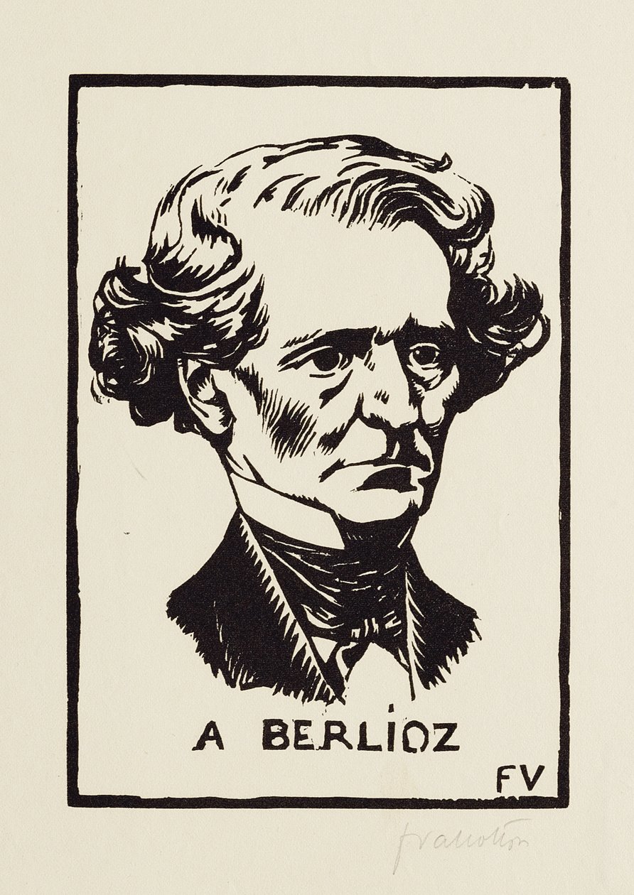 Aan Berlioz, 1891 door Felix Edouard Vallotton