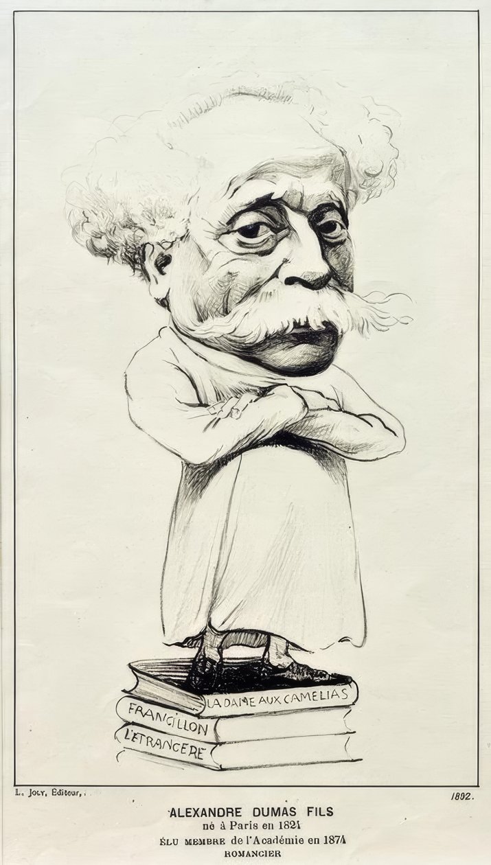 Alexandre Dumas Fils door Felix Edouard Vallotton