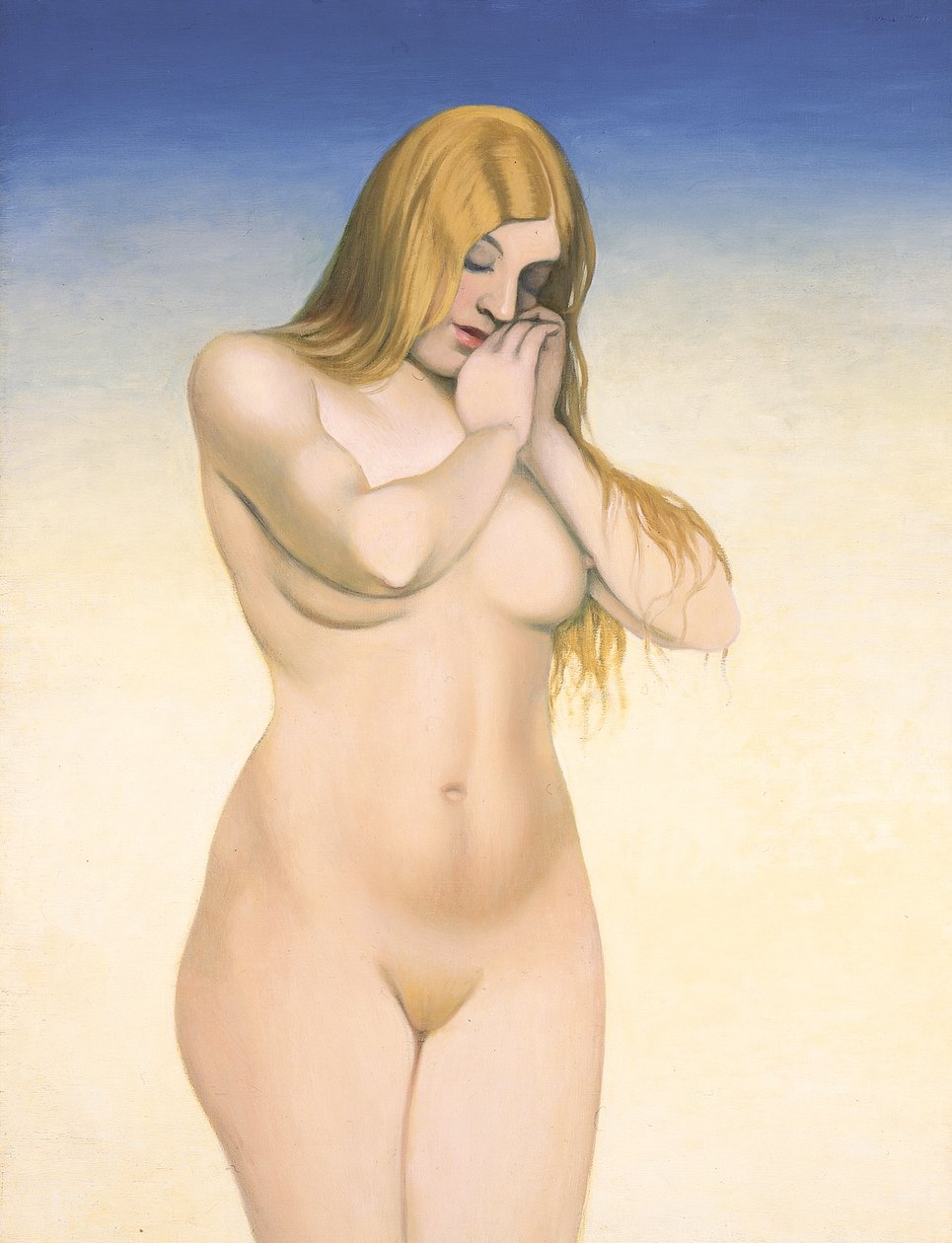 Blond naakt, 1921 door Felix Edouard Vallotton