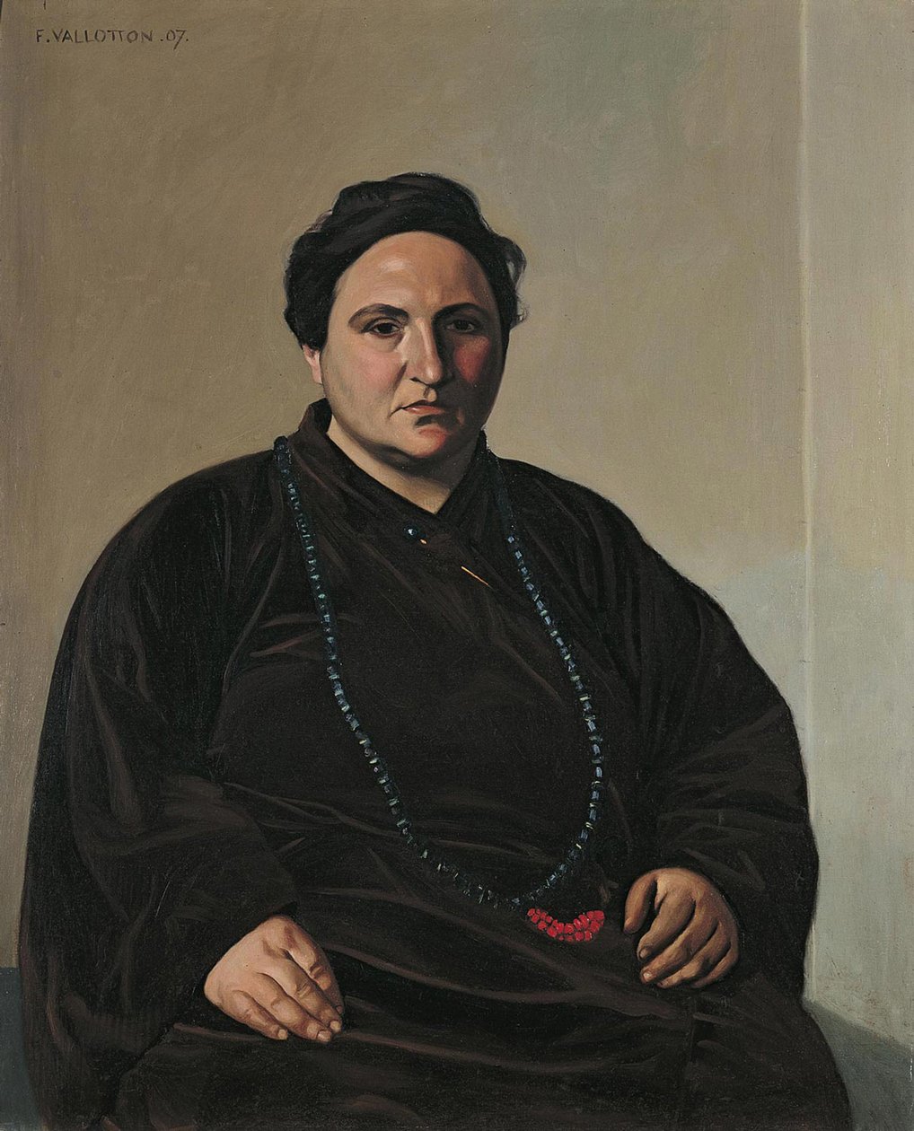 Gertrude Stein, 1907 door Felix Edouard Vallotton