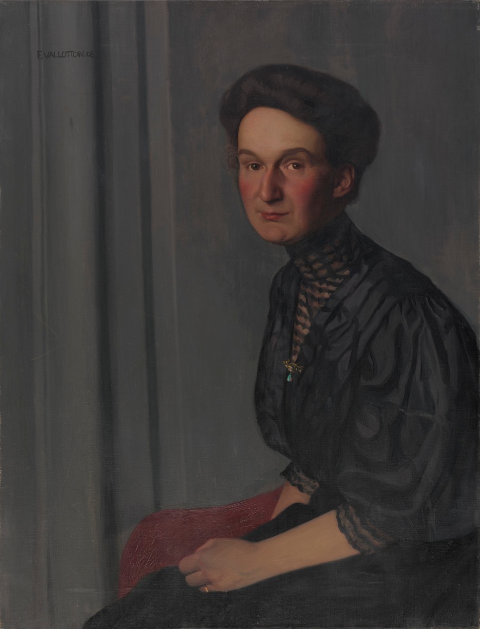Hedy Hahnloser, 1908 door Felix Edouard Vallotton