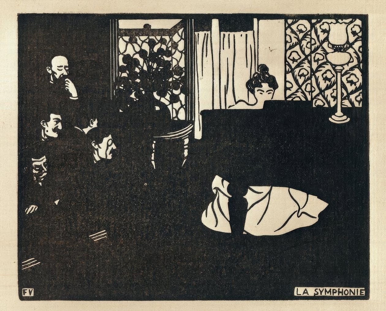 De symfonie door Felix Edouard Vallotton