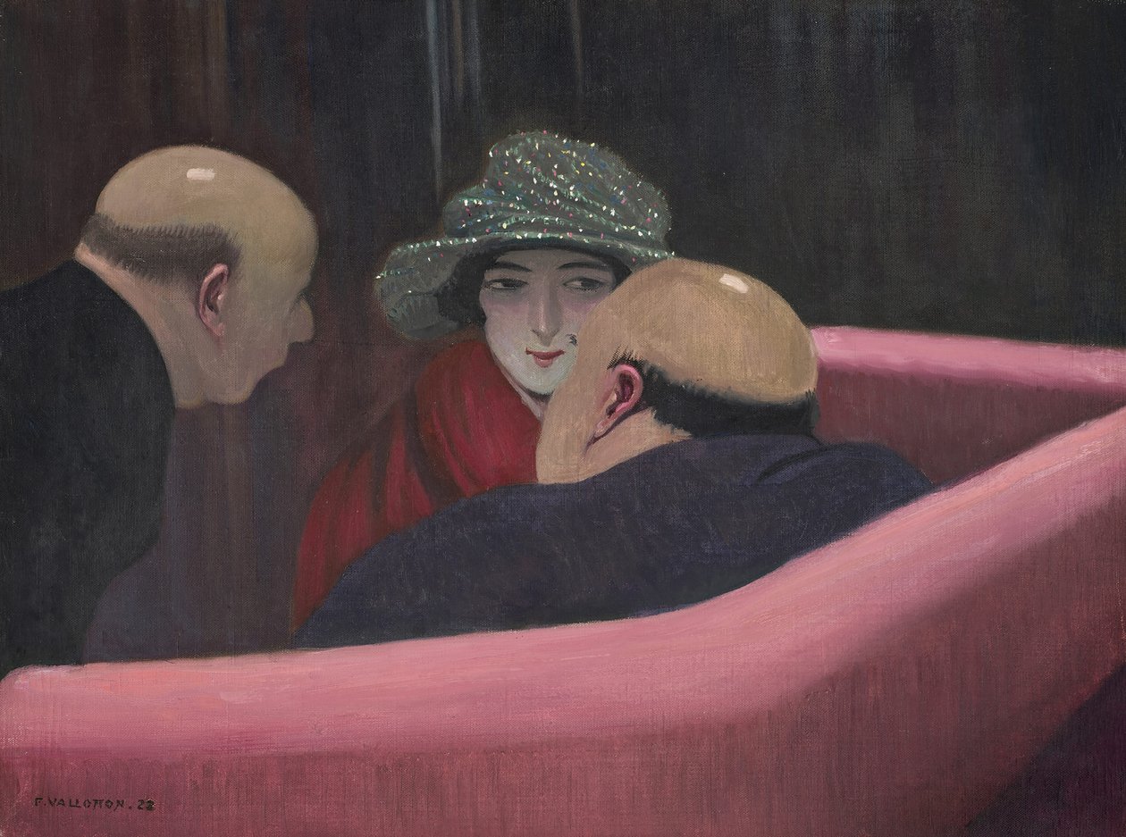 De kuise Suzanne, 1922 door Felix Edouard Vallotton