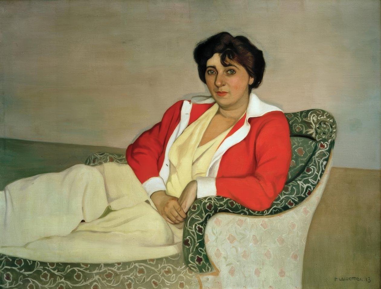 De rode trui door Felix Edouard Vallotton