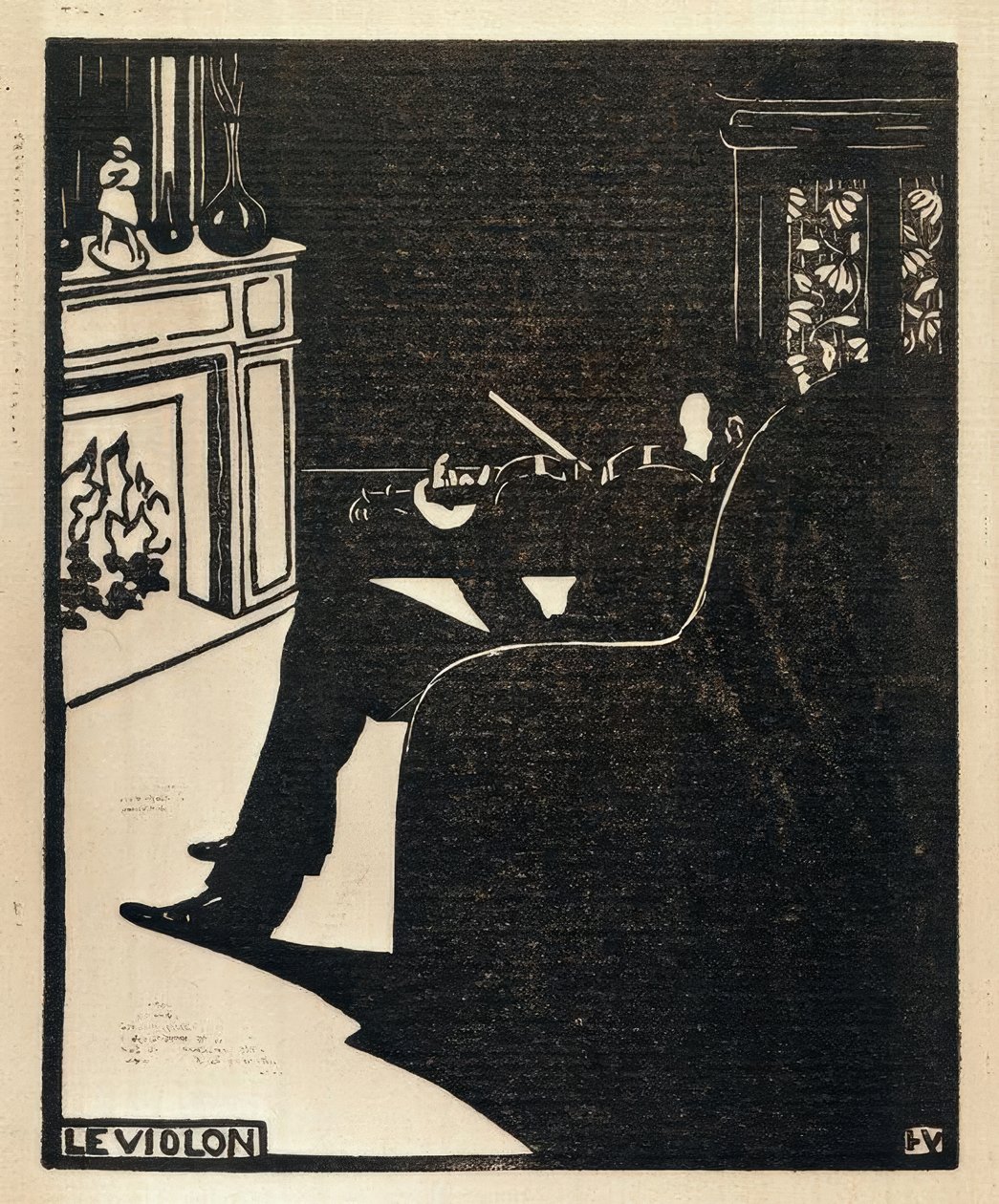 De viool door Felix Edouard Vallotton