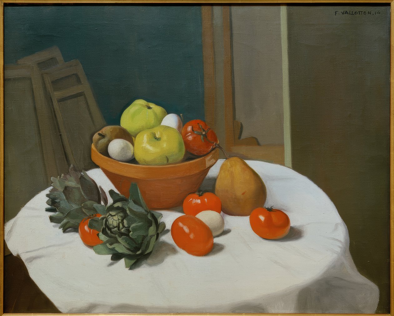 Fruit en groenten door Felix Edouard Vallotton