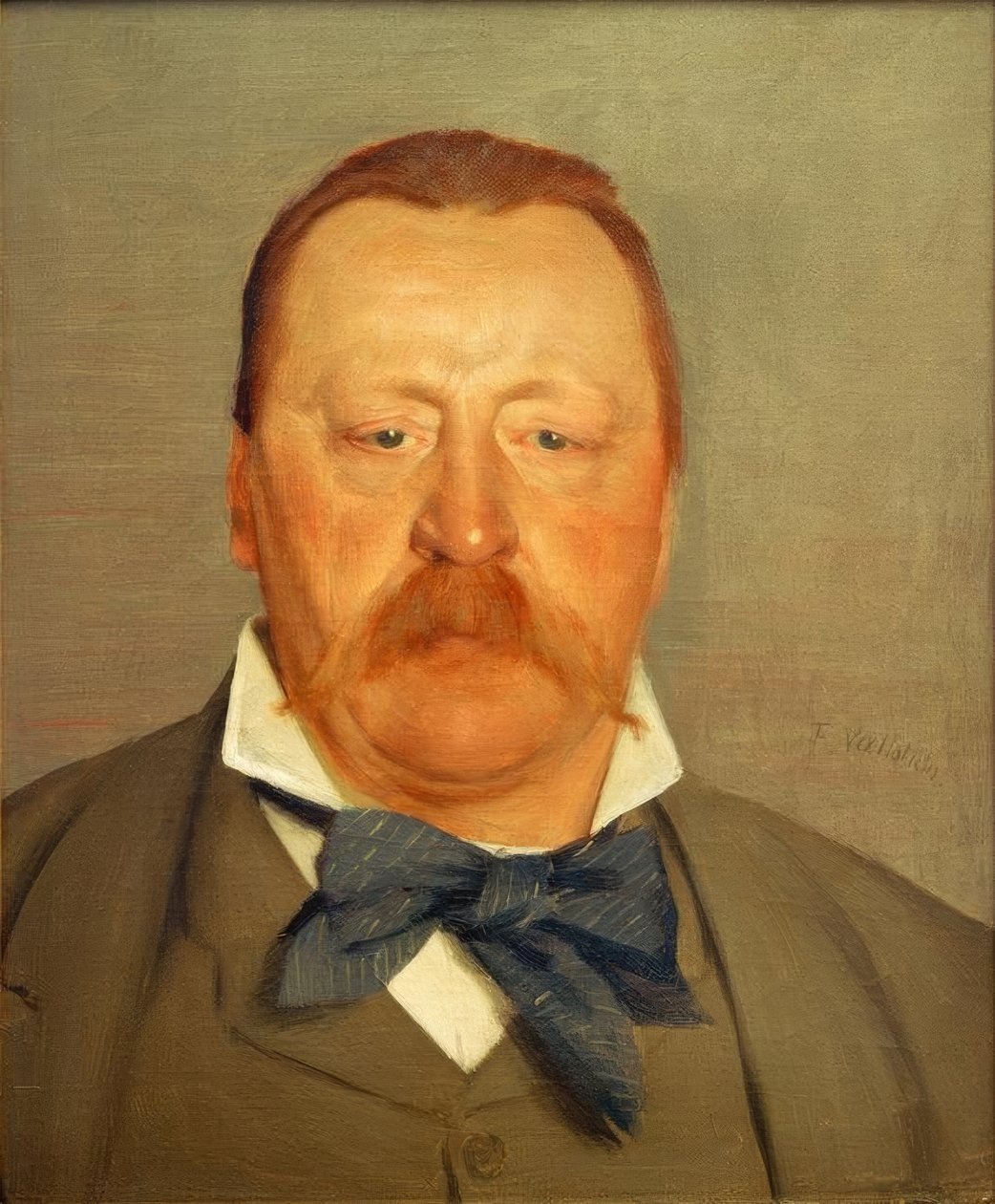 Portret van meneer Alfred Delisle door Felix Edouard Vallotton