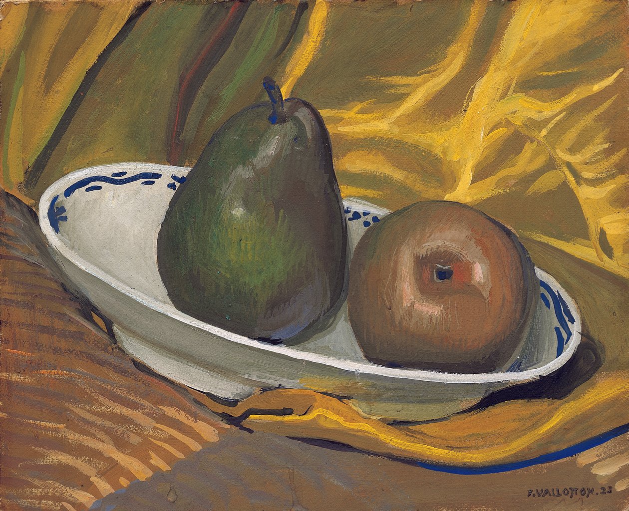 Stilleven met peren, 1921 door Felix Edouard Vallotton