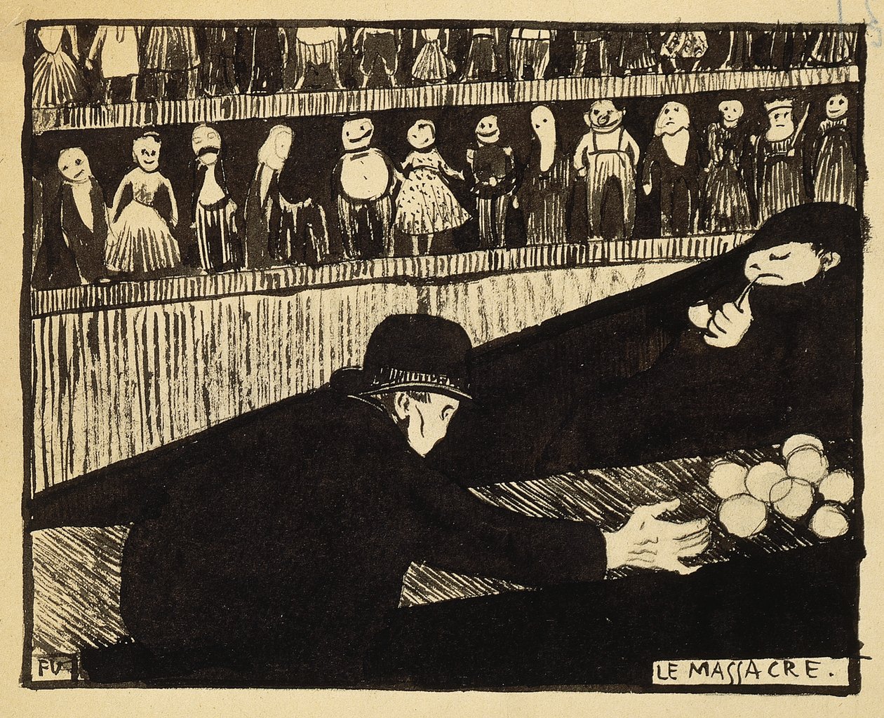 Het Bloedbad door Felix Edouard Vallotton