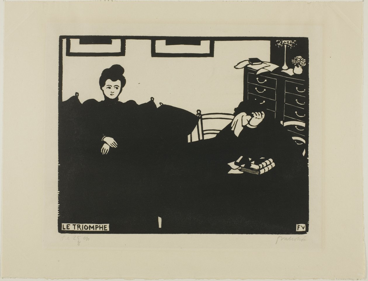 De triomf, plaat twee uit Intimacies door Felix Edouard Vallotton