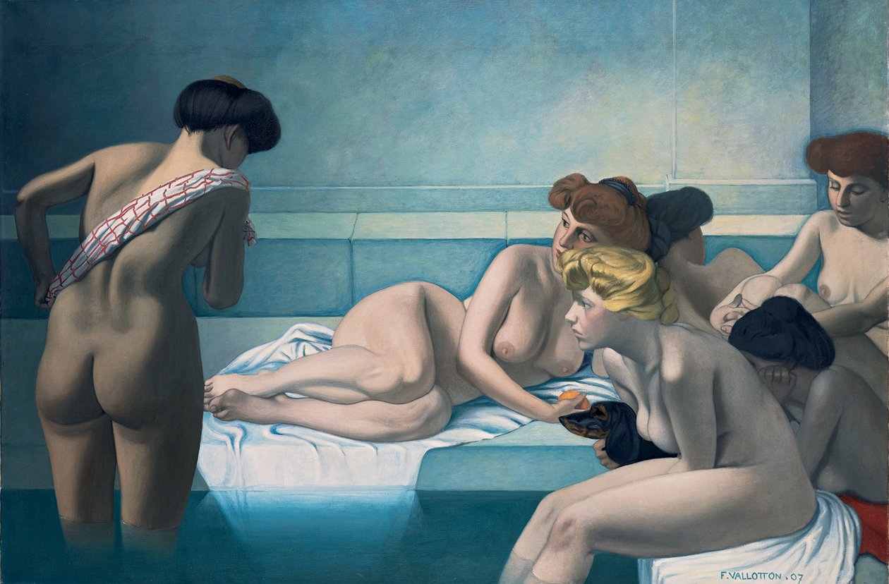 Het Turkse Bad door Felix Edouard Vallotton