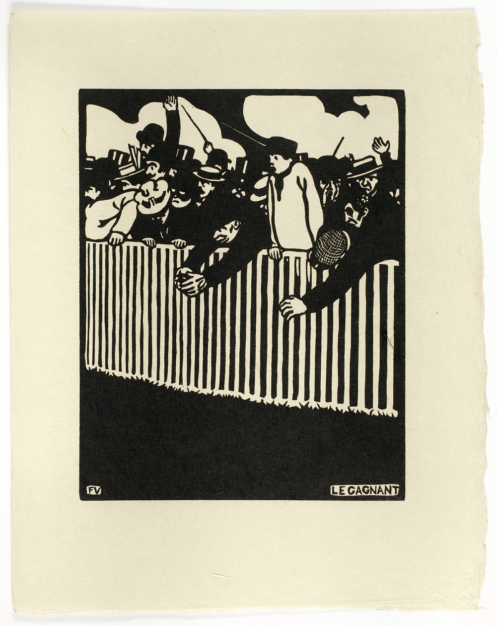 De Winnaar door Felix Edouard Vallotton