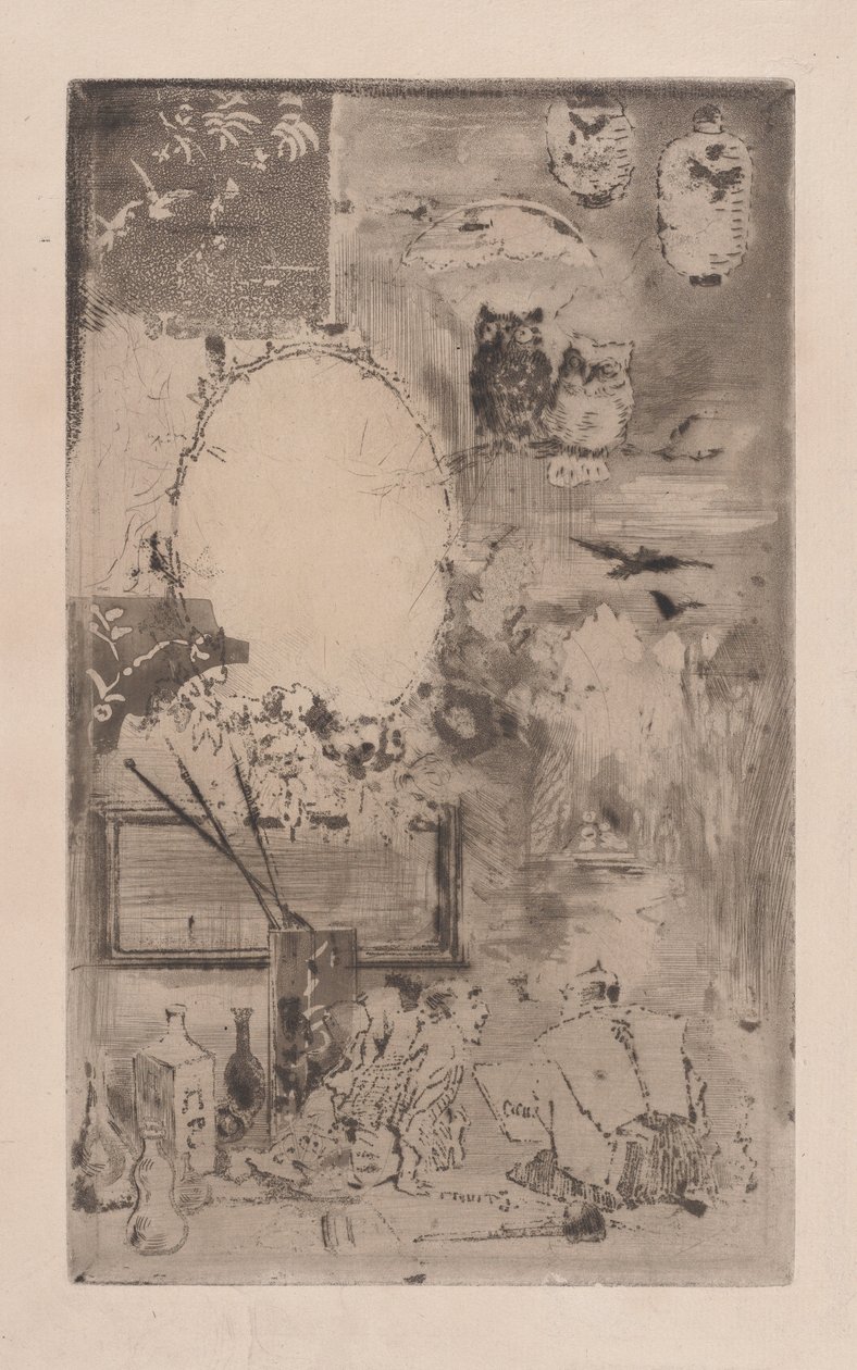 Japans doopsel, 1860-98 door Felix Hilaire Buhot