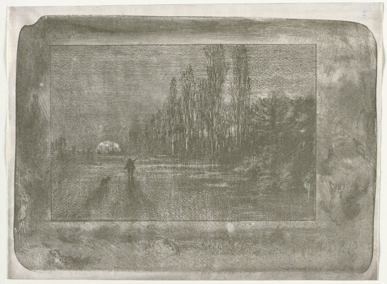 De kleine jager door Felix Hilaire Buhot