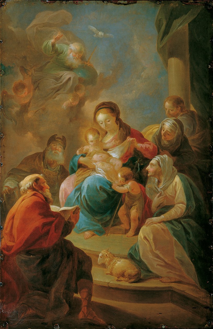 De Heilige Familie door Felix Ivo Leicher