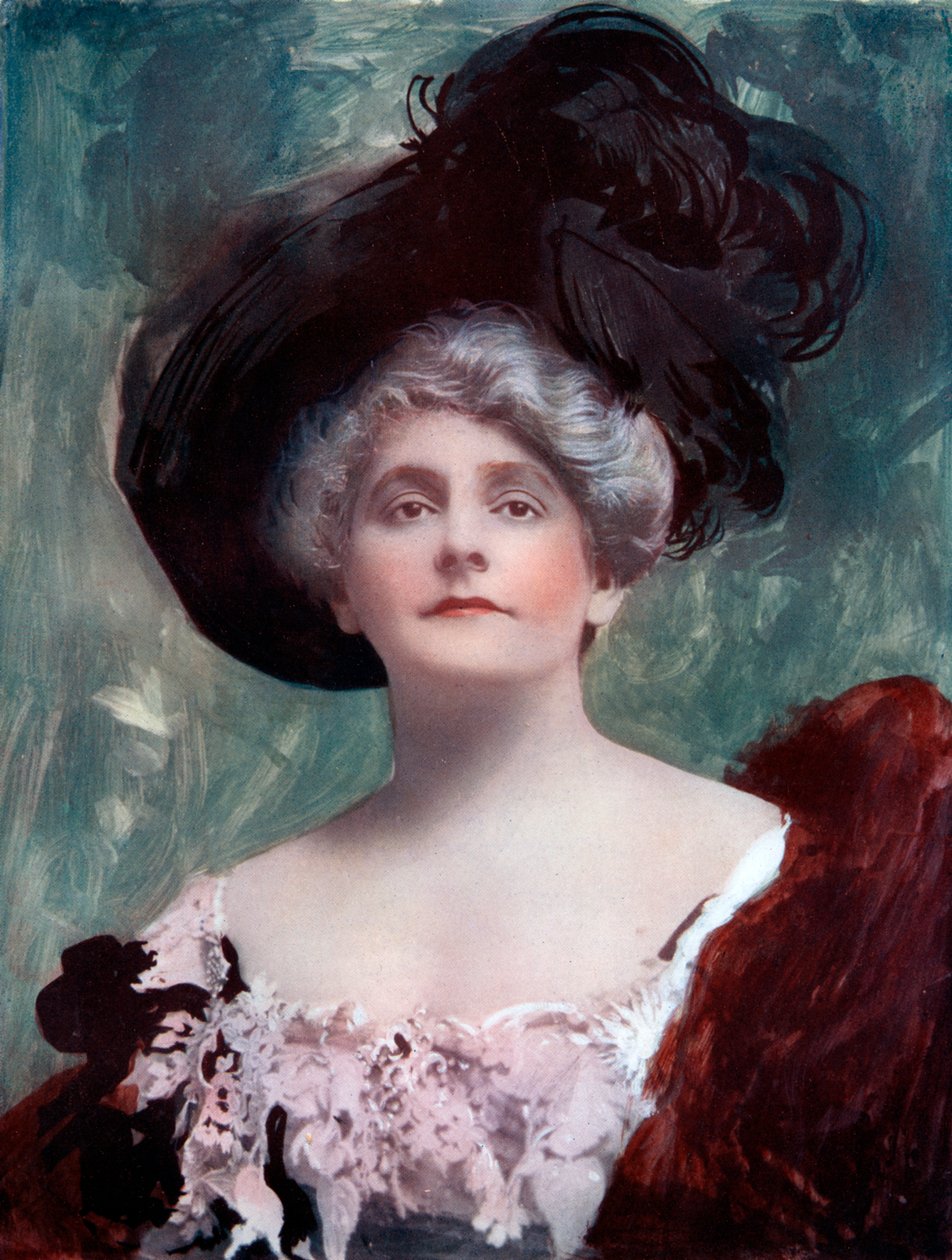Cecil Raleigh 1856-1914, Engelse actrice, ca. 1902 door Fellows Willson