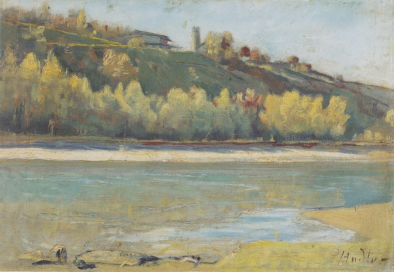 Bij de Jonction door Ferdinand Hodler