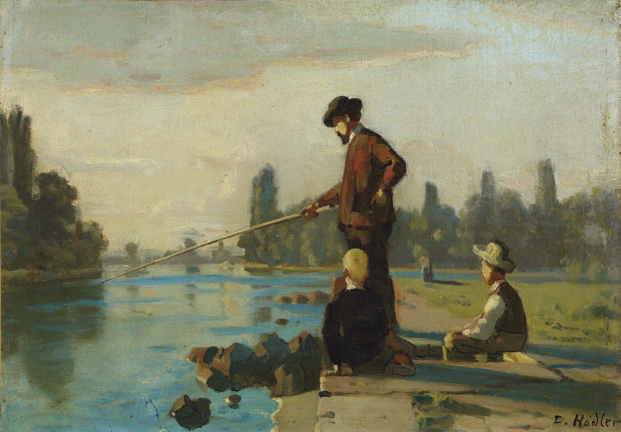 De Visser door Ferdinand Hodler