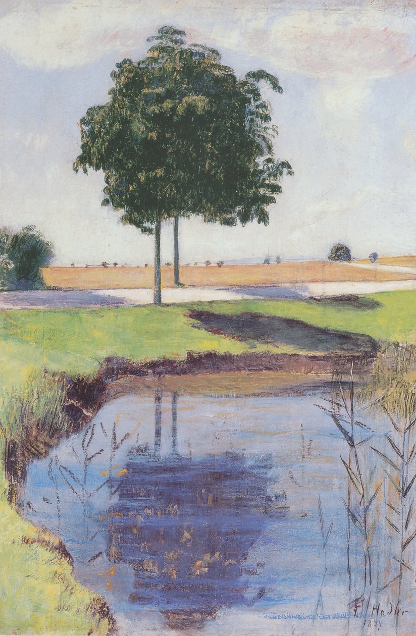 De kastanjebomen door Ferdinand Hodler