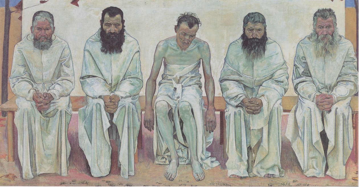 De Levensmoeden door Ferdinand Hodler