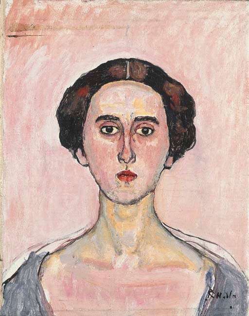 Portret van Valentine Gode-Darel door Ferdinand Hodler