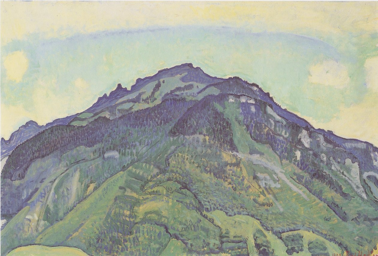 Schynige Platte door Ferdinand Hodler