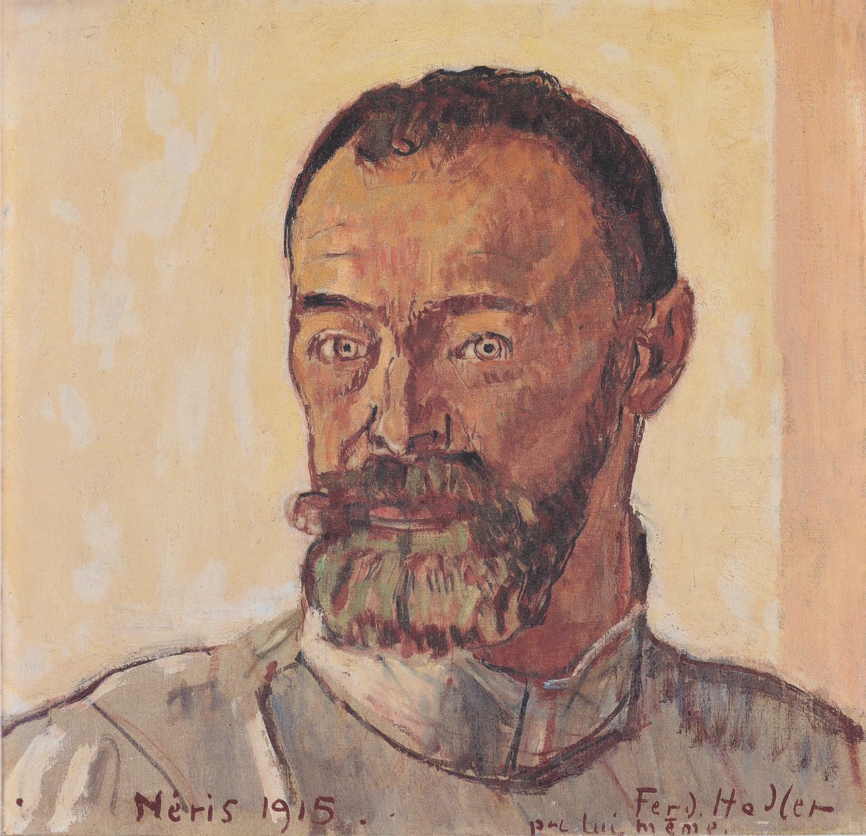 Zelfportret van Néris door Ferdinand Hodler