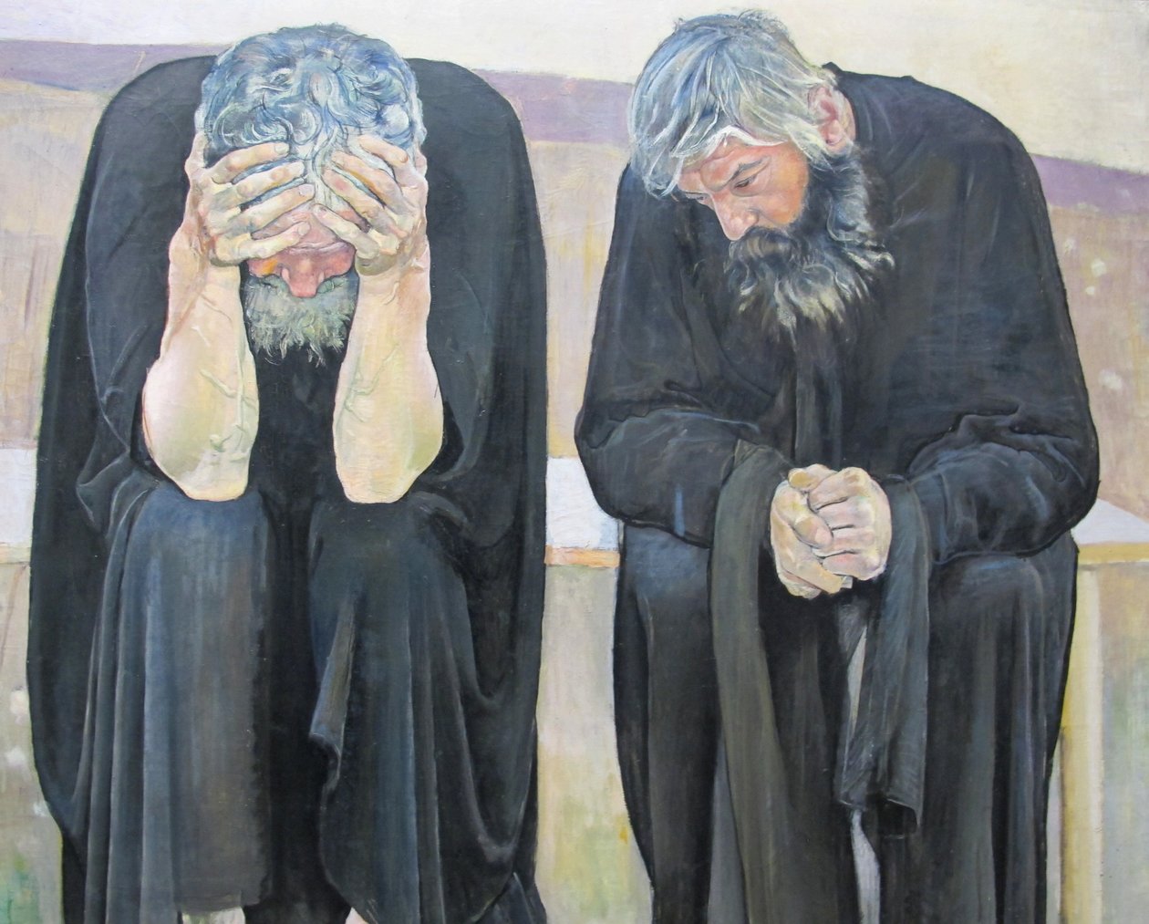 De Teleurgestelde Zielen door Ferdinand Hodler