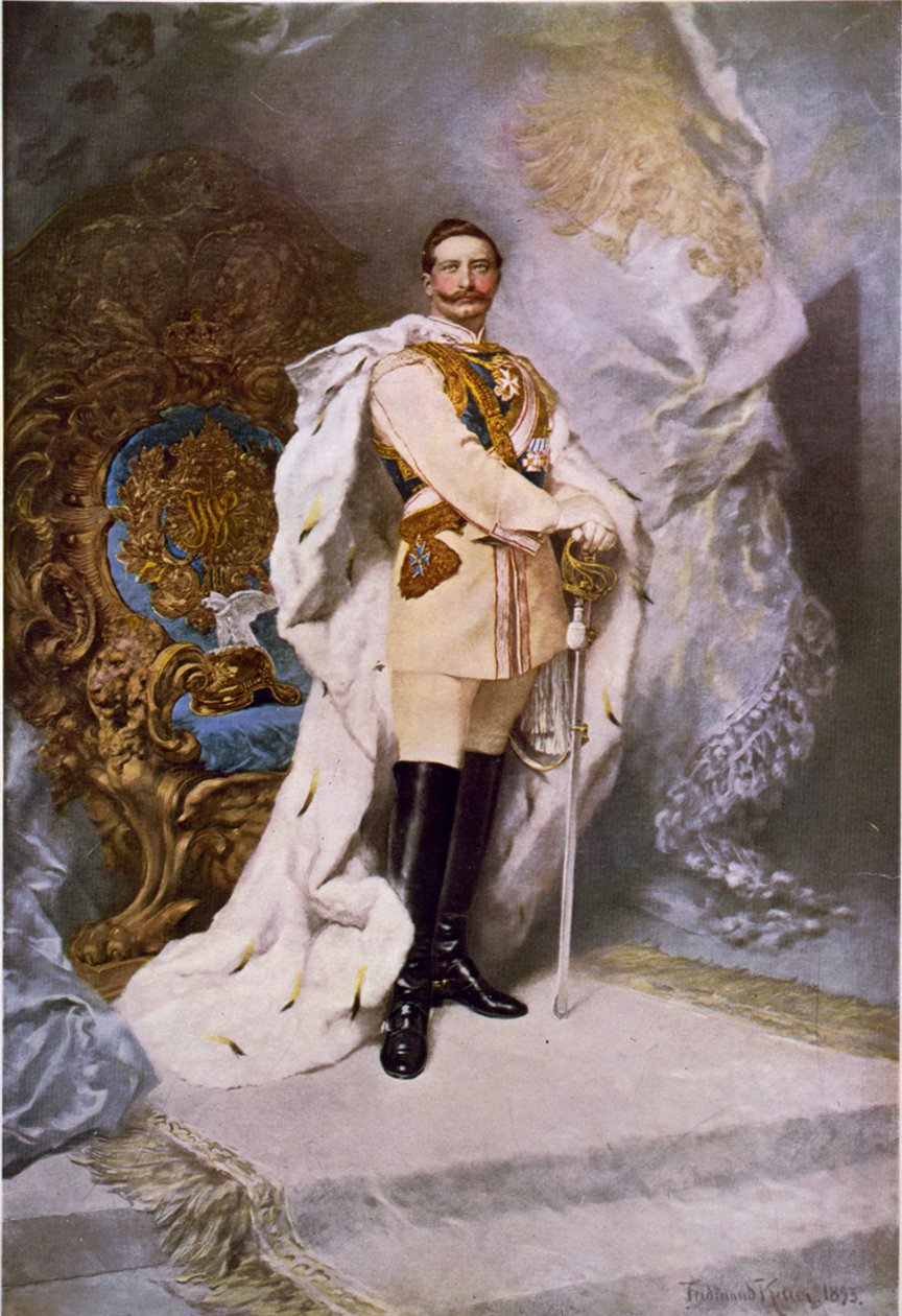 Wilhelm II, 1893 door Ferdinand Keller