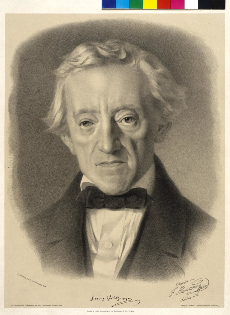 Franz Grillparzer door Ferdinand Axmann