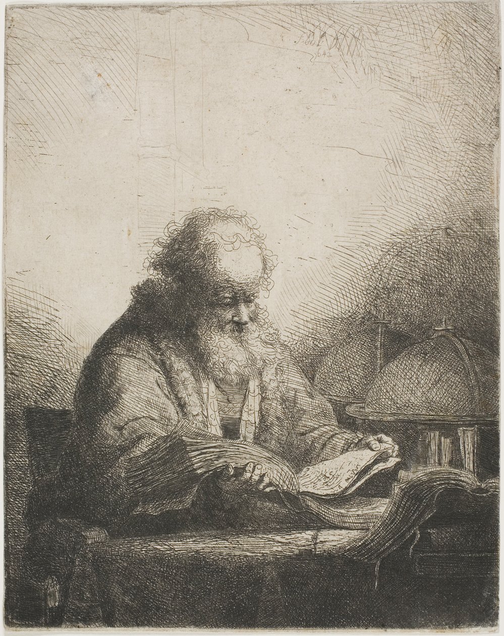 De filosoof door Ferdinand Bol