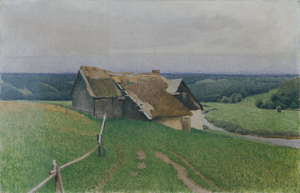 Het huis op de heuvel door Ferdinand Brunner