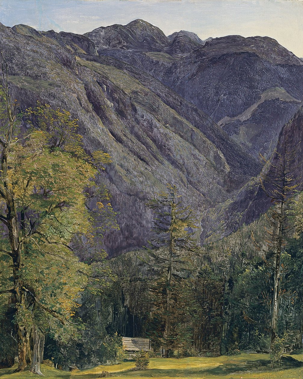 De Schönberg gezien vanaf de Hoisernradalpe door Ferdinand Georg Waldmuller